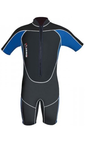 وت سوت غواصی  3 میل کوتاه (شورتی) 3mm Mares Shorty Tritone Blue Man 